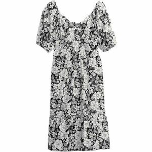 GAP SS PUFF Női ruha, fekete, méret kép