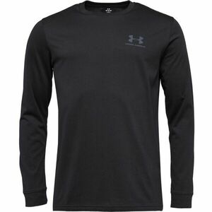 Under Armour SPORTSTYLE LEFT CHEST LS Férfi póló, fekete, méret M kép