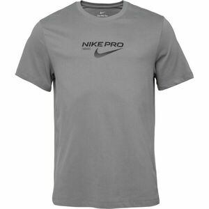 Nike DRI-FIT TEE PRO TRAINING M Férfi sportpóló, sötétszürke, méret kép