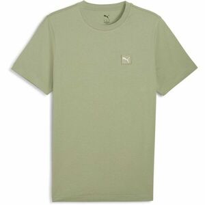 Puma ESSENTIALS ELEVATED TEE Férfi póló, khaki, méret kép