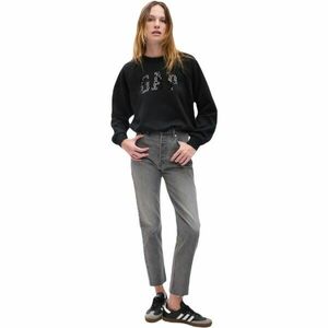 GAP LOGO RAGLAN CREW Női pulóver, fekete, méret kép