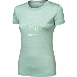 Sensor MERINO AIR SAY YES W Női technikai póló, világoszöld, méret kép