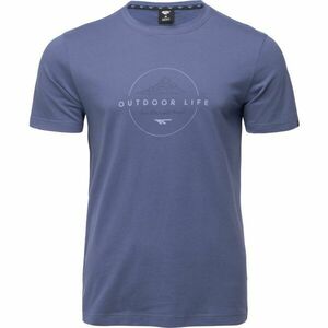 Hi-Tec HOGAN Férfi pamut póló, kék, méret kép