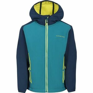 ALPINE PRO MORETO Gyerek softshell dzseki, kék, méret 140-146 kép