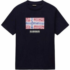 Napapijri S-DRAPEAU Férfi póló, sötétkék, méret XXXL kép