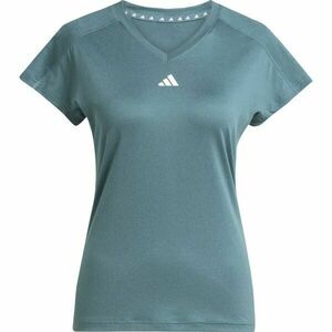 adidas AEROREADY TRAIN ESSENTIALS MINIMAL T-SHIRT Női póló sportoláshoz, zöld, méret kép