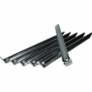Crossroad TENT PEG Tartalék sátorcövek, ezüst, méret kép