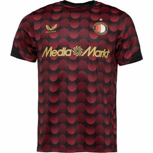 CASTORE FEYENOORD HOME PRE MATCH SS TEE Férfi foci póló, bordó, méret kép