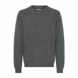 BLEND BHBRANKO CREW KNIT Férfi pulóver, sötétszürke, méret XXXL kép