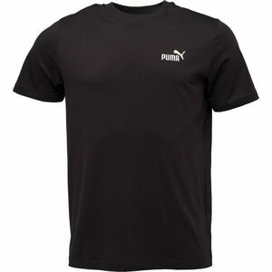 Puma ESSENTIALS 2COLOR SMALL NO 1 LOGO TEE Férfi póló, fekete, méret kép