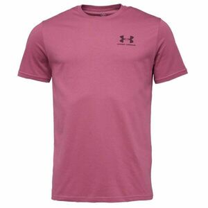 Under Armour SPORTSTYLE LC SS Férfi póló, bordó, méret M kép