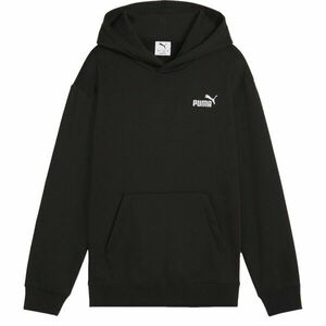 Puma ESSENTIALS SMALL NO. 1 LOGO RELAXED HOODIE FL B Fiú pulóver, fekete, méret kép