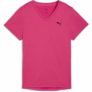Puma W TAD ESSENTIAL VNECK TEE Női felső sportoláshoz, rózsaszín, méret kép
