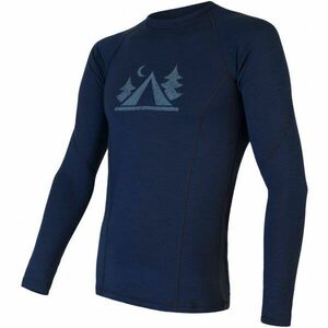 Sensor MERINO DF CAMP Férfi funkcionális felső, sötétkék, méret kép