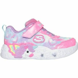 Skechers UNICORN CHARMER Lányka világítós cipő, rózsaszín, méret kép