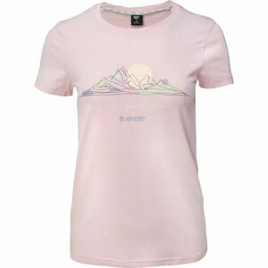 Hi-Tec VILDI Női pamut póló, rózsaszín, méret kép