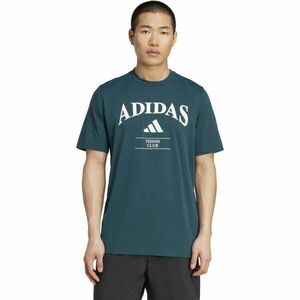 adidas HERITAGE TNS G TEE Férfi póló, sötétzöld, méret kép