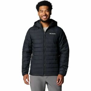 Columbia POWDER LITE HOODED JACKET Férfi télikabát, fekete, méret kép