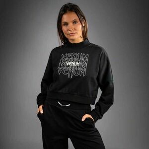 Venum PULSE CROPPED SWEATSHIRT Női pulóver, fekete, méret kép