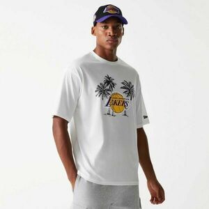 New Era LA LAKERS NBA PALM TREE Férfi póló, fehér, méret kép