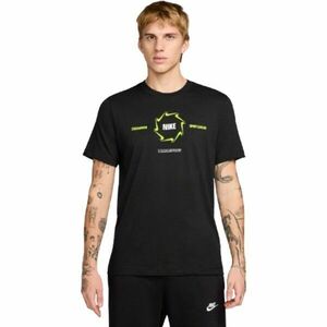 Nike M NSW TEE 6MO SWSH FAHO25 Férfi póló, fekete, méret kép