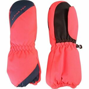 ALPINE PRO ORELO Gyerek téli kesztyű, rózsaszín, méret kép