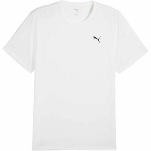 Puma M TAD ESSENTIALS SOLID CAT TEE Férfi póló, fehér, méret kép