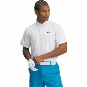 Under Armour T2G POLO Férfi galléros póló, fehér, méret M kép