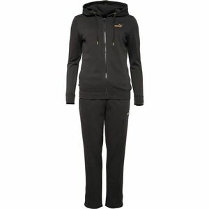 Puma METALIC HOODED SWEAT SUIT FL Női melegítő szett, fekete, méret kép