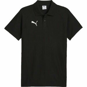 Puma TEAMEVOSTRIPE POLO Férfi galléros póló, fekete, méret kép