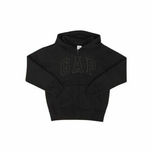 GAP V-FRCH FLC BAS HERITAGE LOGO FZ Férfi pulóver, fekete, méret kép