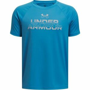 Under Armour SPLIT WORDMARK Fiú póló, kék, méret L kép