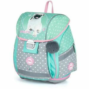 Oxybag ISHA - MY LOVE PET Iskolai hátizsák, világoszöld, méret kép