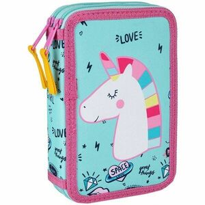 Oxybag UNICORN ICONIC Kétemeletes tolltartó, türkiz, méret kép