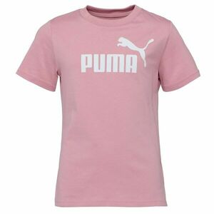 Puma ESSENTIALS NO. 1 LOGO TEE G Lány póló, rózsaszín, méret kép
