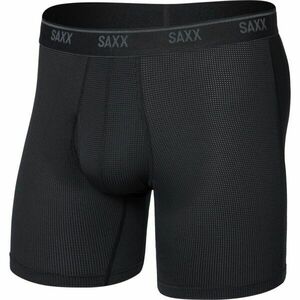 SAXX QUEST QUICK-DRY MESH BOXER BRIEF FLY Funkcionális boxeralsó, fekete, méret kép