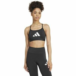 adidas AEROREACT TRAINING LIGHT-SUPPORT 3-STRIPES BRA Női sportmelltartó, fekete, méret kép