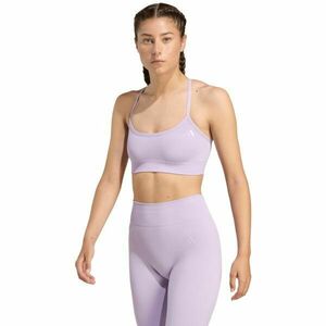 adidas WE KNIT LS BRA Női sportmelltartó, lila, méret kép