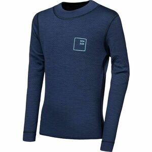 Sensor MERINO DF LOGO UP Gyerek technikai póló, sötétkék, méret kép
