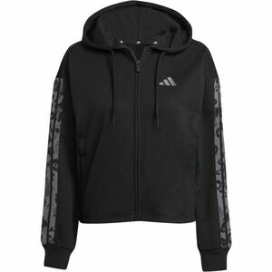 adidas W AOP FT FZ Női pulóver, fekete, méret kép