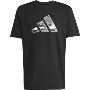 adidas M CAMO LOGO TEE Férfi póló, fekete, méret XXL kép