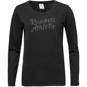 Russell Athletic LS CREW T-SHIRT Női trikó, fekete, méret kép