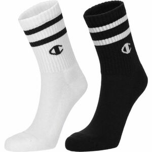 Champion 2PK SHORT CREW Unisex zokni, fekete, méret 35-38 kép