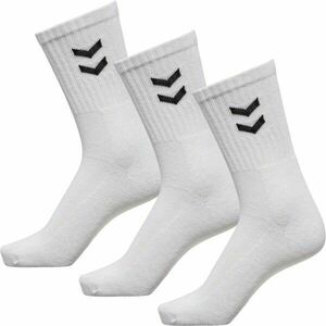 Hummel 3-PACK BASIC SOCK Zokni, fehér, méret kép