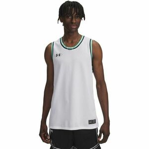 Under Armour ZONE PRO MESH TANK Férfi kosárlabda trikó, fehér, méret kép