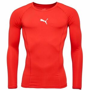 Puma LIGA BASELAYER TEE LS Férfi funkcionális póló, piros, méret kép