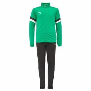 Puma TEAMRISE TRACKSUIT JR Gyerek melegítő szett, zöld, méret kép
