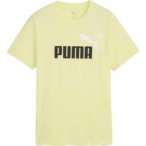 Puma ESSENTIALS 2 COLOR N0.1 LOGO TEE B Fiú póló, világoszöld, méret kép