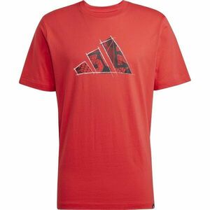 adidas M PHOTO TEE 2 Férfi póló, piros, méret XXL kép