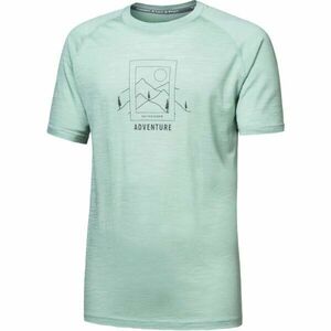 Sensor MERINO AIR SAY YES Férfi technikai póló, világoszöld, méret kép